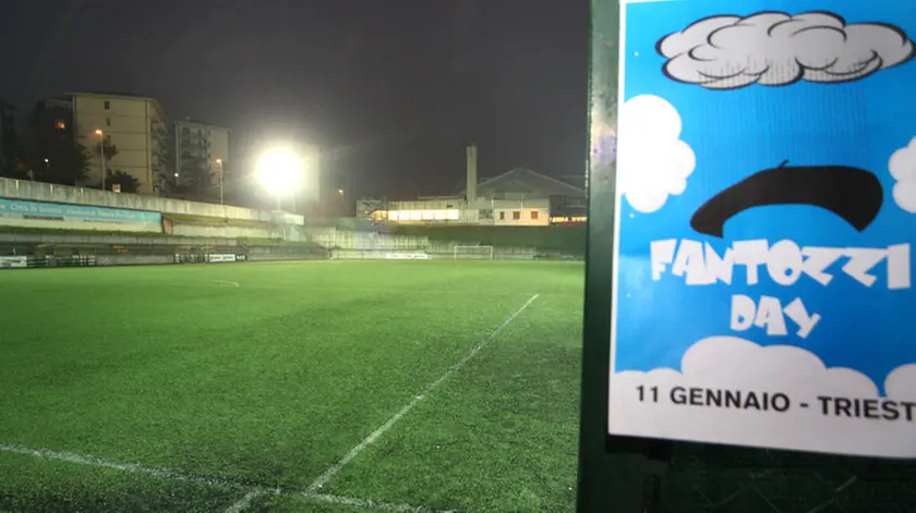 Lasorte Trieste 09/01/15 - Ponziana, Campo Ferrini, Manifesto Fantozzi Day