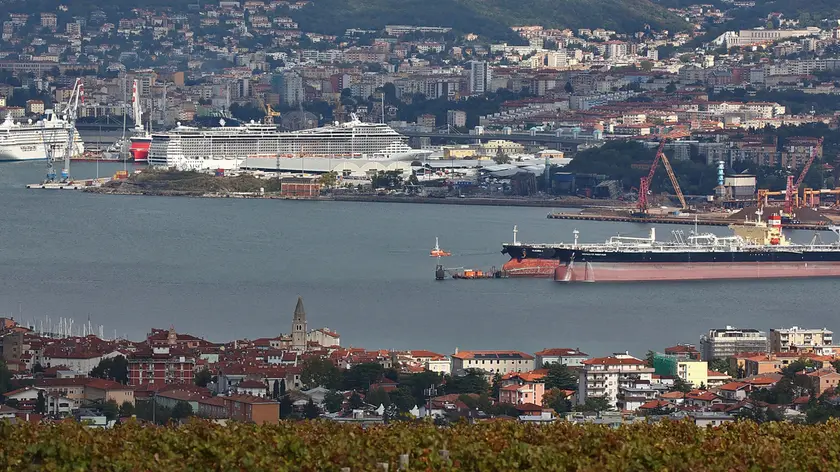 L'area della Ferriera con la piattaforma logistica