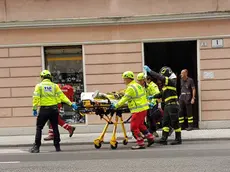 Bumbaca Gorizia 09.07.2019 Infortunio via 9 Agosto e partenza elicottero Â© Fotografia di Pierluigi Bumbaca