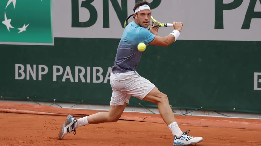 Il campione italiano Marco Cecchinato