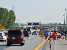 Una strada interessata da un cantiere