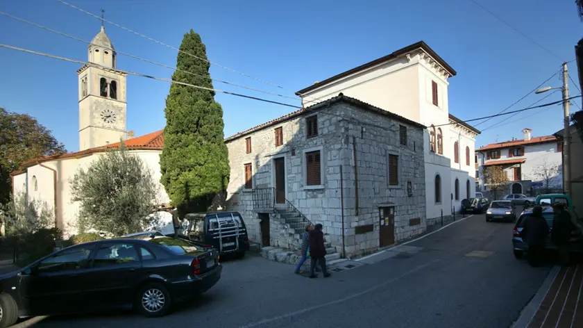 La chiesa dov'era parroco don Maks Suard (Lasorte)