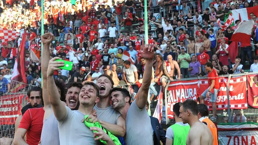 Foto Bruni Trieste 22.05.16 Calcio Triestina-salvezza raggiunta spareggio paly-out