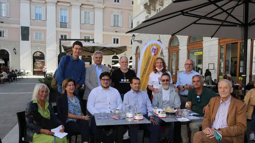 Lasorte Trieste 18/09/21 - Piazza Verdi, Conferenza stampa Candidati TS 21 - 26