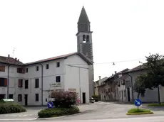 La chiesa di Versa in una foto d'archivio