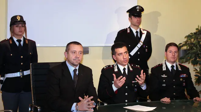 Lasorte Trieste 20/12/13 - Via dell'Istria, Carabinieri, Conferenza Stampa