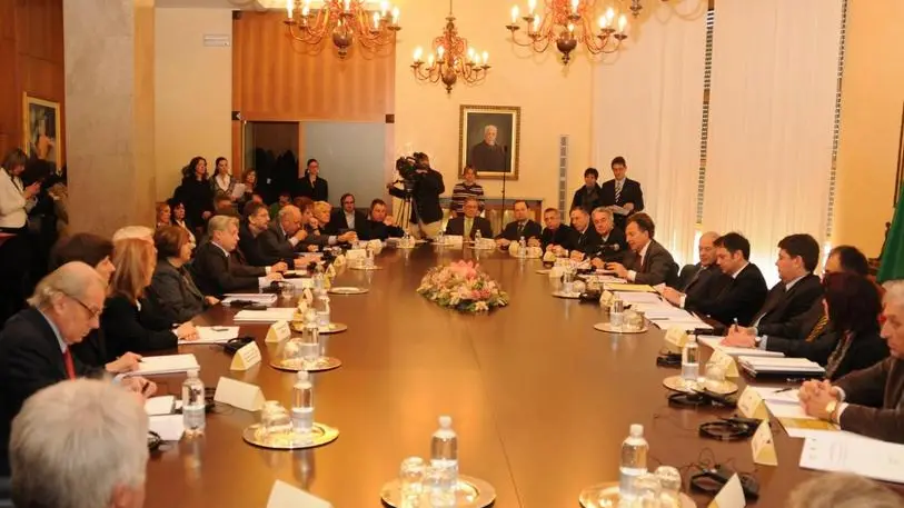 Bumbaca Gorizia 03.02.2012 GECT prima riunione con Frattini - Fotografia di Pierluigi Bumbaca