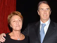 CESARE MALDINI CON LA MOGLIE MARISA