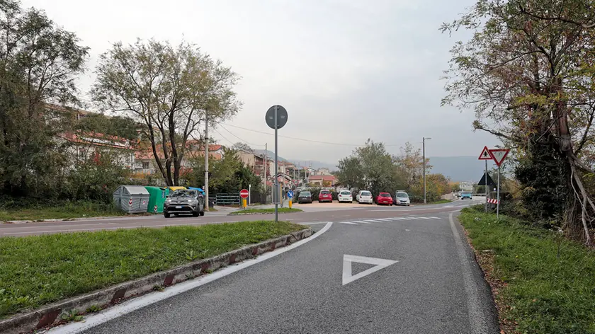 Silvano Trieste 2020-11-14 Via Brigata Casale, il punto dove verra' costruita la nuova rotatoria