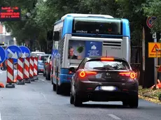 Foto Bruni 21.10.13 Viale Miramare:iniziano i lavori a mezza corsia