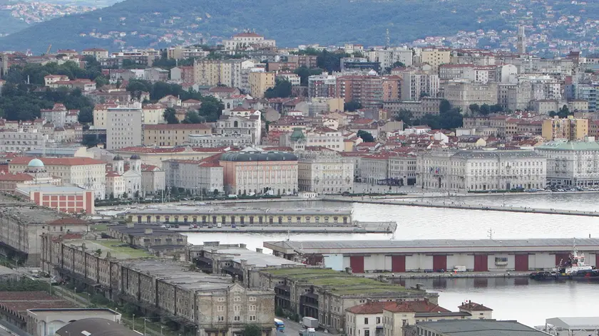 Una veduta della città di Trieste