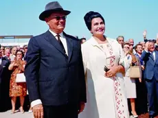 August 1963 --- Marshal Tito and His Wife --- Image by © Bettmann/CORBIS