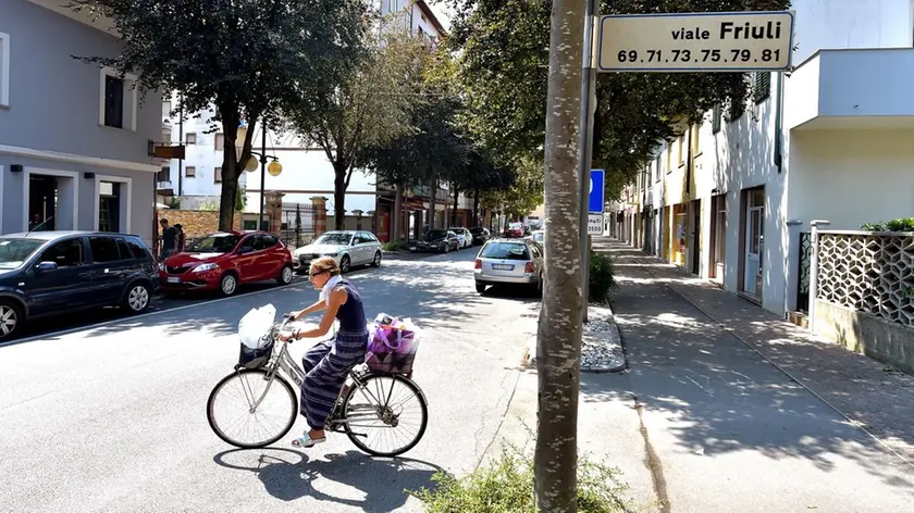 Cormons 1 Agosto 2018. Via Friuli e Via Friuli incrocio con Via Zorutti. © Foto Petrussi