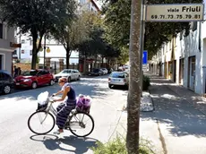 Cormons 1 Agosto 2018. Via Friuli e Via Friuli incrocio con Via Zorutti. © Foto Petrussi