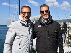 Foto BRUNI Trieste 09.10.21 barcolana 2021:Mitja Gialuz con Pietro Colnago