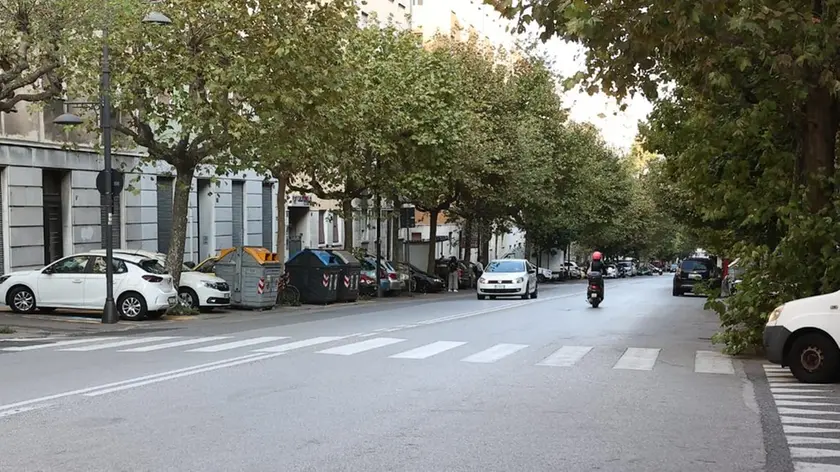 Il punto di viale D’Annunzio in cui il quarantottenne è stato centrato dalla Bmw sulle strisce Lasorte