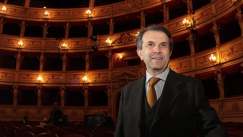 Claudio Orazi in una foto al Teatro Verdi di Trieste di qualche anno fa