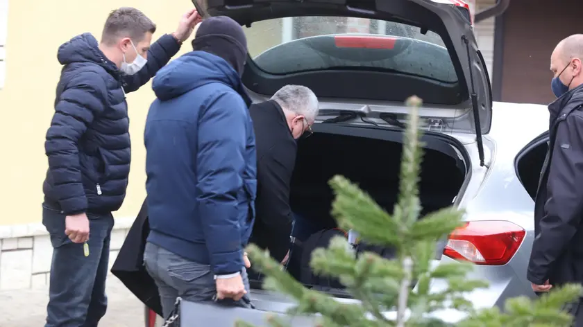 Il momento dell’arresto del ministro Darko Horvat. jutarnji.hr