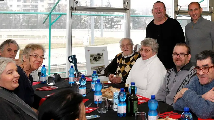Silvano Trieste 23/12/2015 Ippodromo, pranzo offerto dalla Cooperativa Pescatori