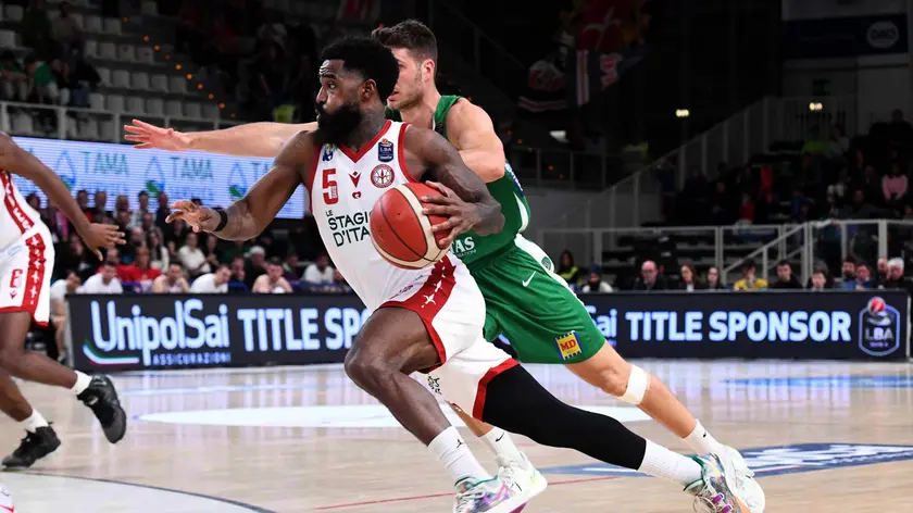 Corey Davis con la maglia triestina (foto Bruni)