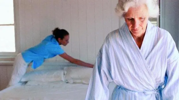 An elderly woman with a home care worker --- Image by © Whisson/Jordan/Corbis