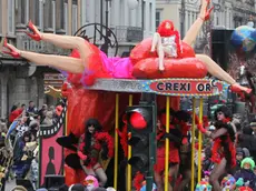 Un divertente carro del Carnevale di Trieste