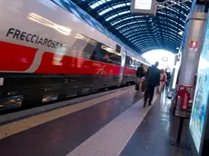 Italy, Lombardy, Milan, the Central Railway station, the Frecciarossa