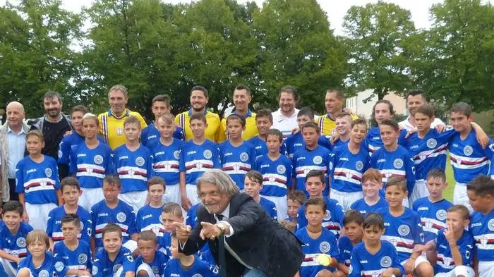 Bumbaca Gorizia 26_08_2018 Farra visita Ferrero presidente Sampdoria © Fotografia di Pierluigi Bumbaca