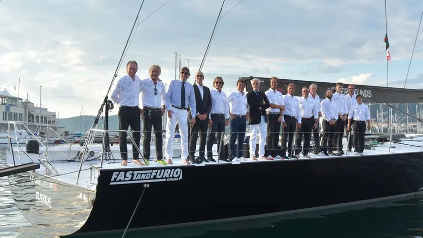 Foto BRUNI Trieste 25-07-.2020 I f.lli Benussi presentano Family Affair ed il loro equipaggio