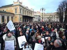 La manifestazione contro la Ferriera tenuta lo scorso gennaio