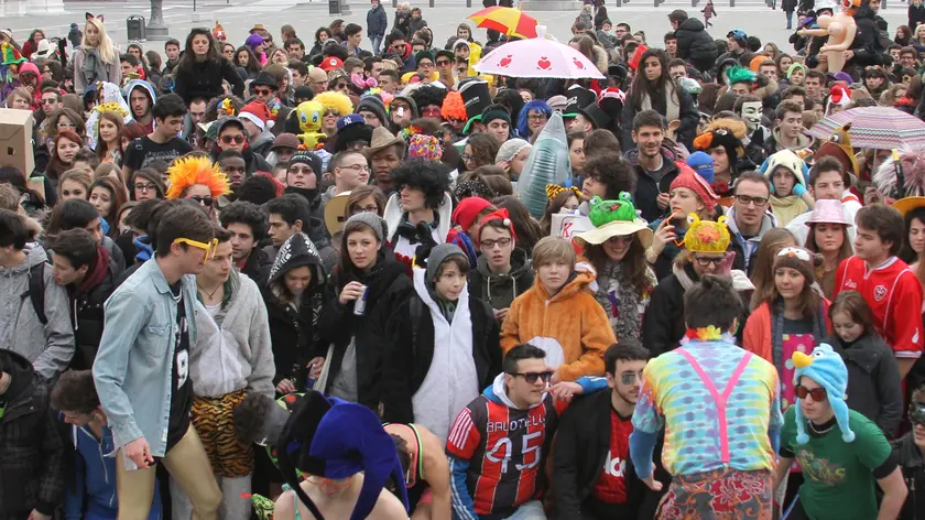 Un evento in piazza Unità