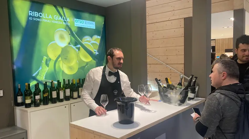 Sono soprattutto i vini bianchi nello stand Ersa