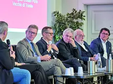 Il panel con Davide Albertini Petroni, Piero Corradin, Marco Piva, Luciano Parenti, Giansilvio Contarin