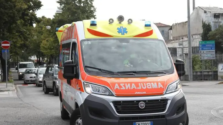 Bumbaca Gorizia 06.09.2018 Investimento bicicletta Piazzale Saba © Fotografia di Pierluigi Bumbaca