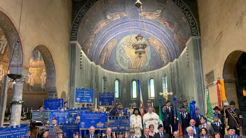 A San Giusto, la messa di Istituto Nastro azzurro e Croce nera d"Austria