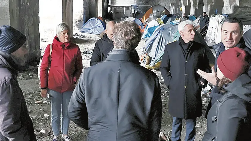 La Commissione Trasparenza durante un confronto in loco