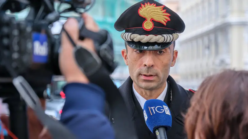 Il comandante dei carabinieri Gianluca Migliozzi. Fotoservizio e video di Massimo Silvano