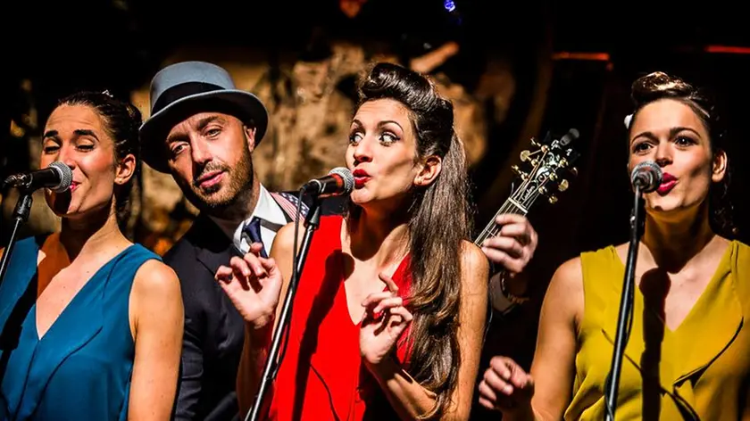 Joe Bastianich con Les Babettes (foto Angelo Trani)