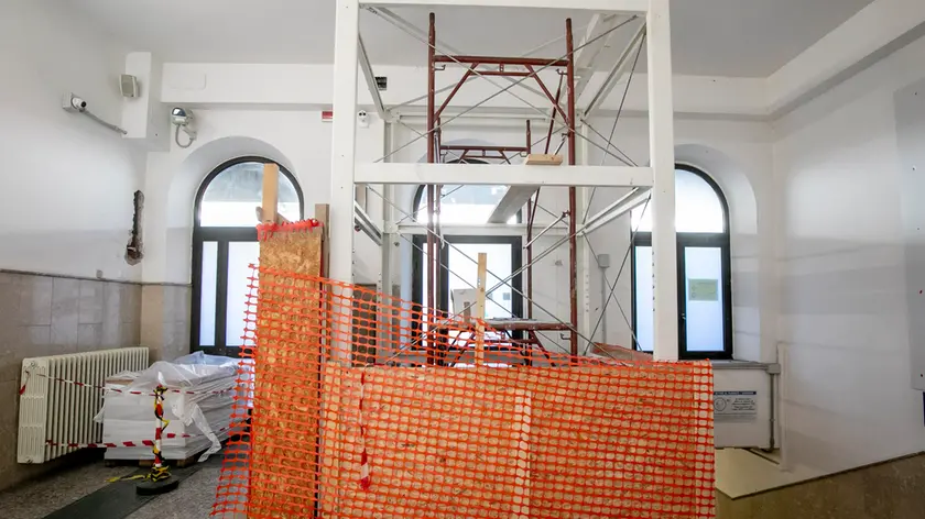 I lavori in corso nella stazione ferroviaria di Monfalcone Fotoservizio di Katia Bonaventura