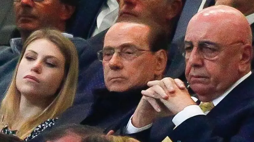 Foto LaPresse - Spada19 settembre 2015 Milano ( Italia)Sport CalcioMilan - Palermo Campionato di Calcio Serie A TIM 2015 2016 - " Stadio San Siro "Nella foto: barbara berlusconi silvio berlusconi e gallianiPhoto LaPresse - Spada19 Semptember 2015 Milan ( Italy)Sport SoccerMilan - PalermoItalian Football Championship League A TIM 2015 2016 - " San Siro Stadium "In the pic: barbara berlusconi silvio berlusconi galliani