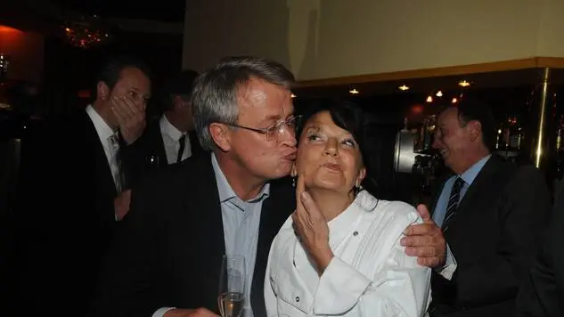 Veit Heinichen con la moglie Ami Scabar