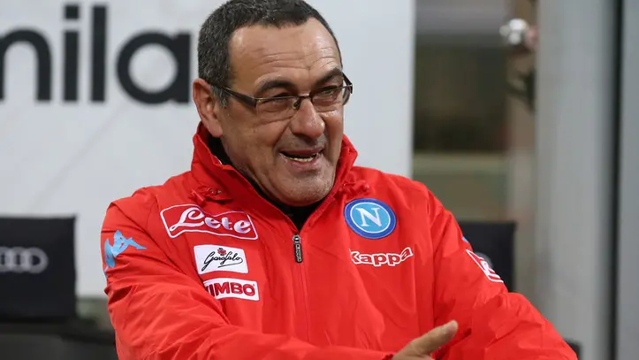 Maurizio Sarri allenatore del Napoli