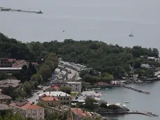 Il terrapieno di Barcola. Foto Lasorte