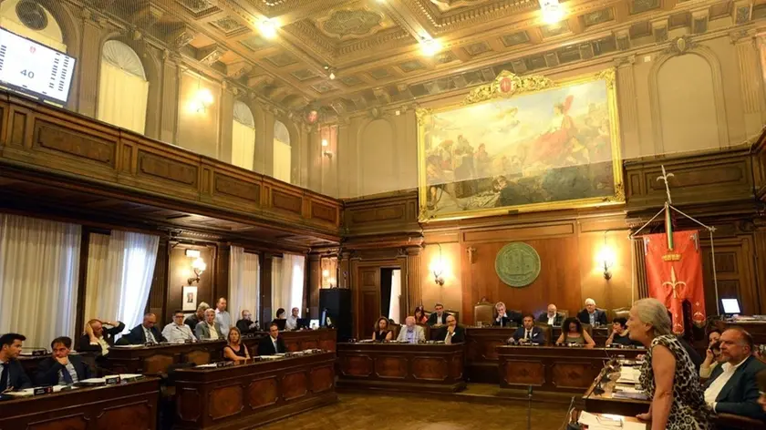 L'aula del Consiglio comunale di Trieste