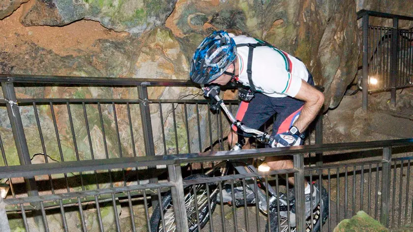 Silvano Trieste 31/05/2014 Il Biker in Grotta Gigante