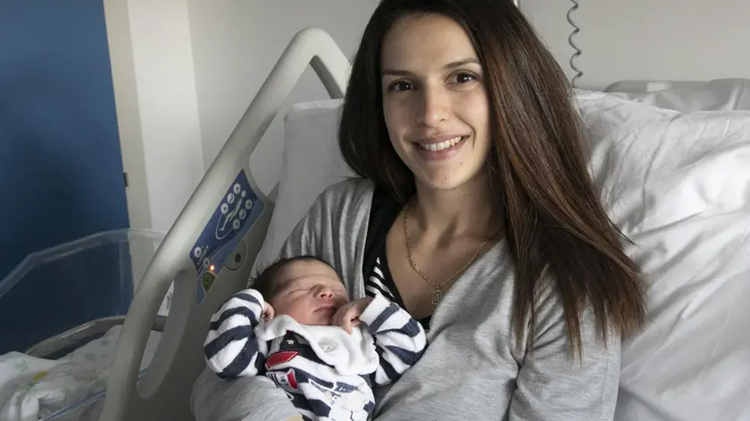 Riccardo Areddia con la mamma