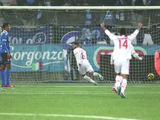 Il gol di El Azrak Foto Mariani/Lasorte