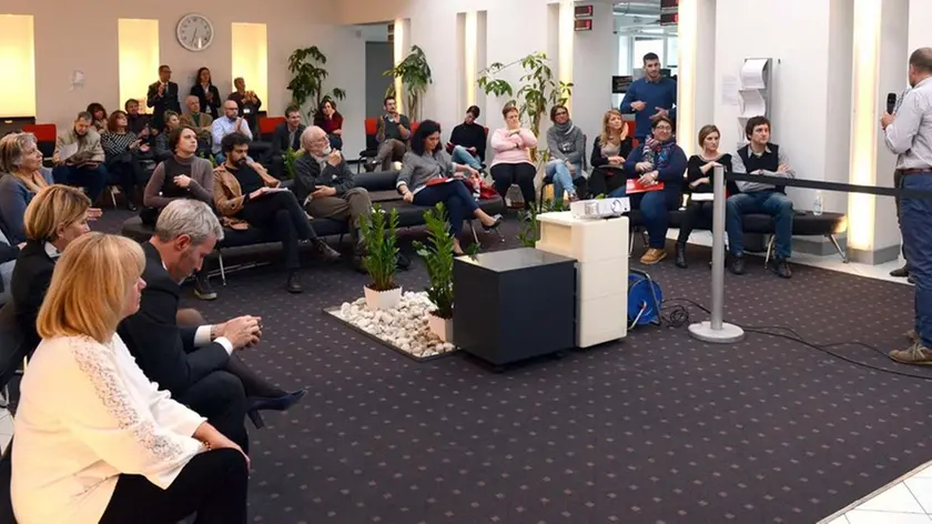 L'open day nella sede di Esatto (Bruni)