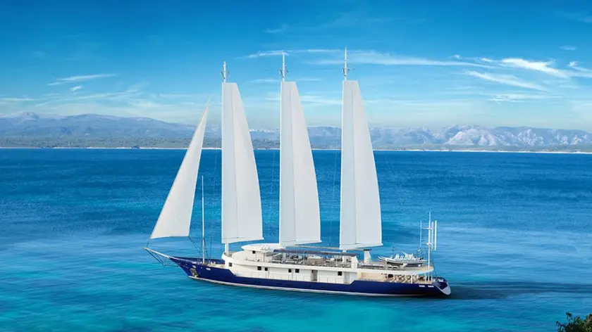 Un rendering del veliero, attualmente denominato 531