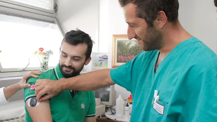 Bonaventura Monfalcone-02.08.2017 Nuovo chip per la cura del diabete-Reparto di diabetologia-Ospedale di San Polo-Monfalcone-foto di Katia Bonaventura